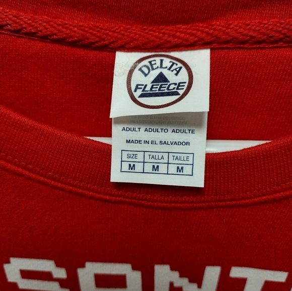 Santa Claws Red Christmas Sweatshirt‎ Size Medium - Picture 4 of 10